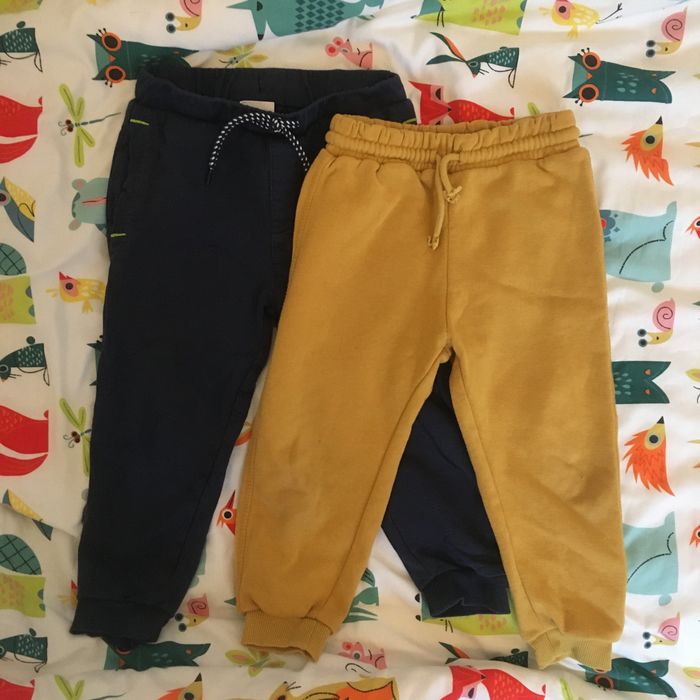 2 pares de calcas, zippy e lefties , 2-3 anos