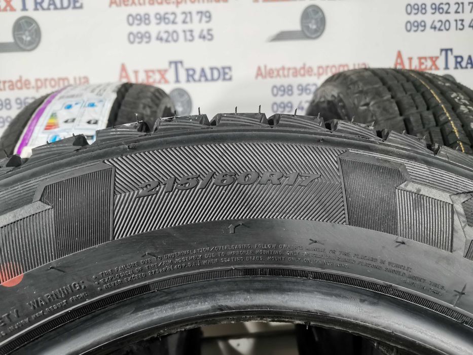 4 шт. 215/60 R17 Nexen Winguard Ice SUV нові зимові шини