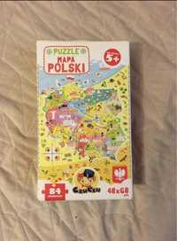 Puzzle - mapa Polski