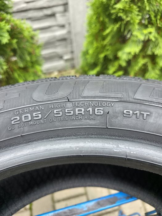 4szt zima 205/55-16 91T Fulda Montero 3 ~7.5mm