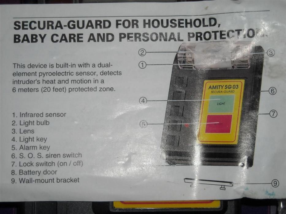 Alarme portatil seguranca ou bebes ou animais