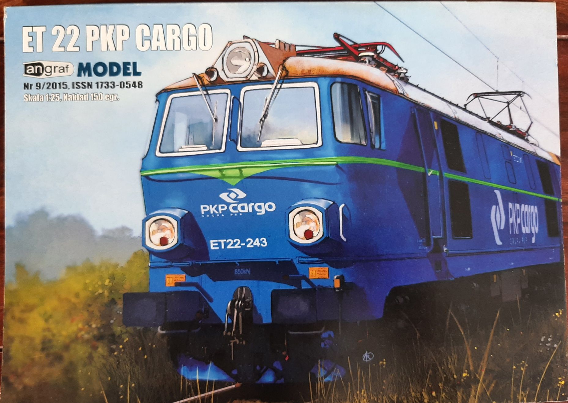 Model papierowy ET22 PKP Cargo