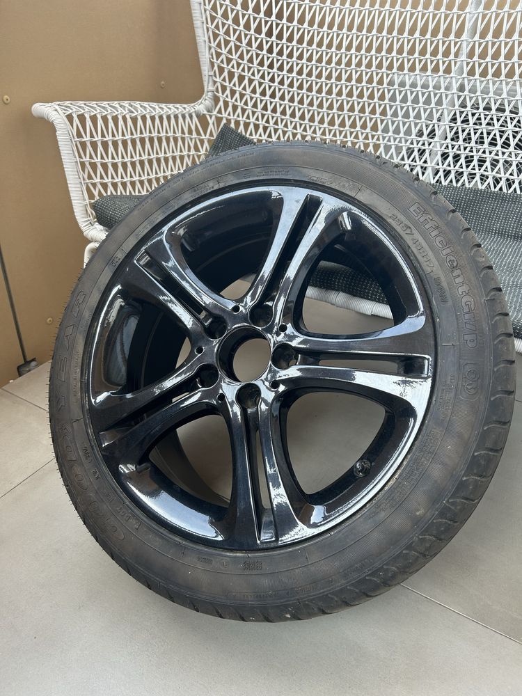 1x Goodyear EfficientGrip 215/55 R17 – opona letnia + felga alu