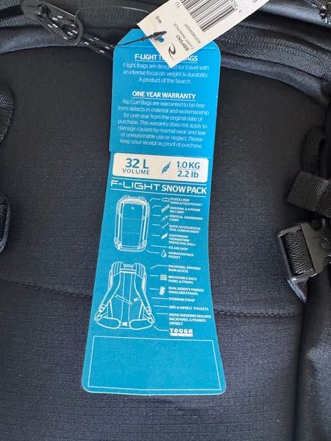 Plecak Rip Curl F-Light Snow Pack Skitouring