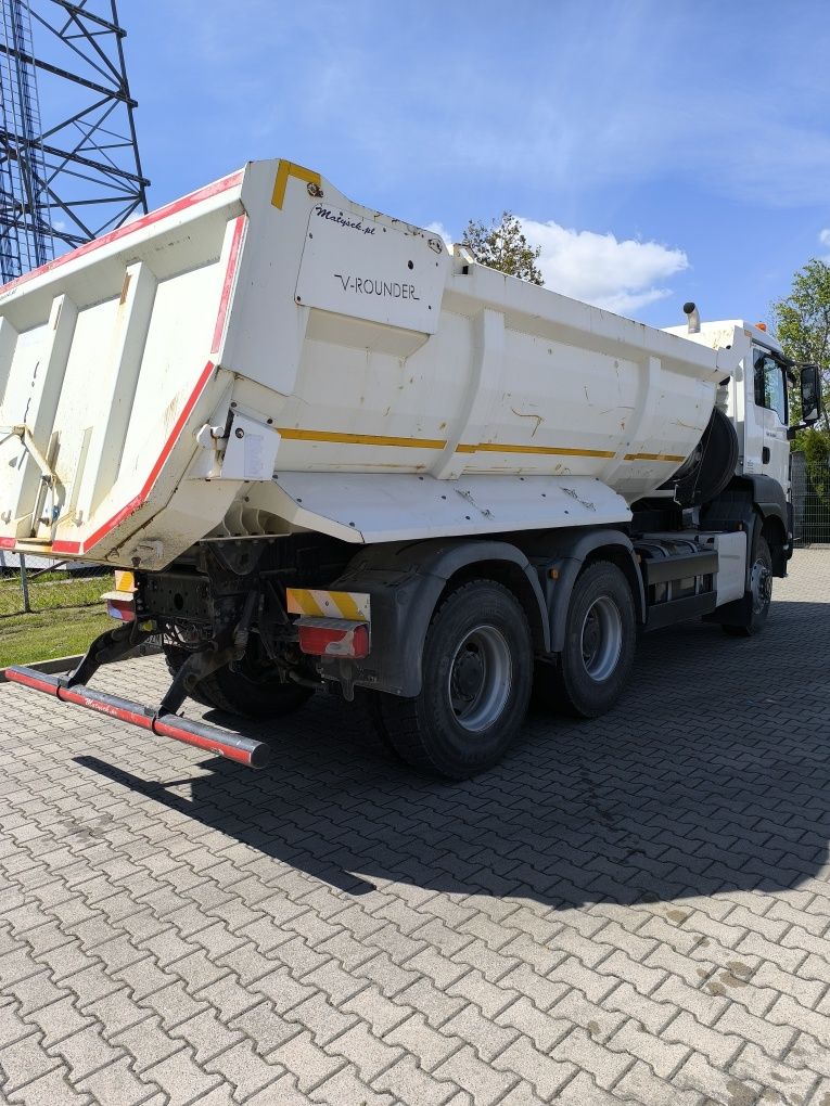 MAN TGS 33.360, 6X6, wywrotka, tylnozsyp, manual, euro 6 jak nowy
