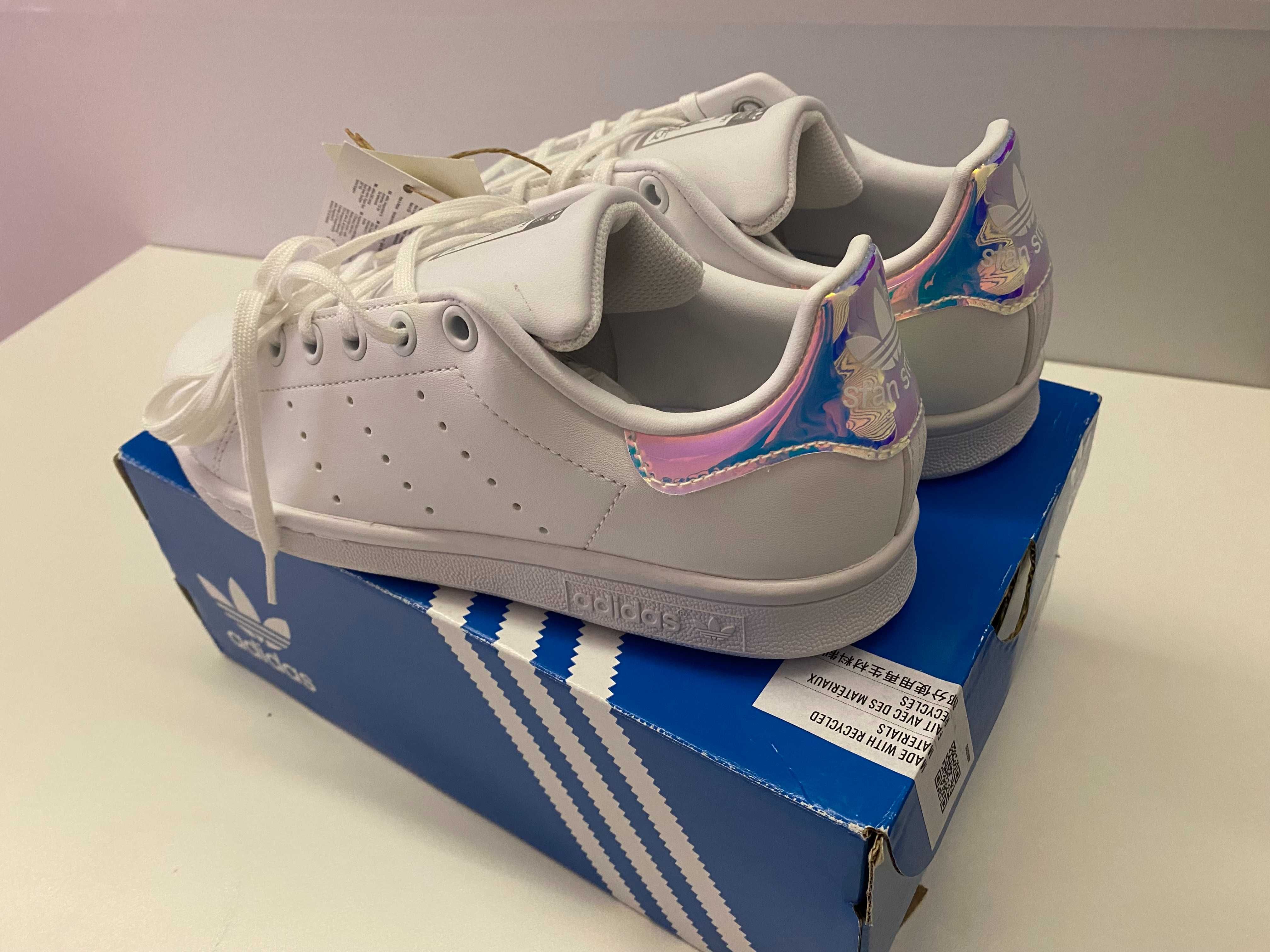 Nowe buty damskie/dziewczęce Adidas Stan Smith J 35.5 35 1/2 originals