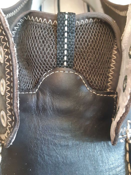 Skórzane komfortowe oddychające kryte letnie półbuty Josef Seibel, 45