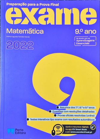 Preparação para a Prova Final 2022 - Matemática - 9.º Ano