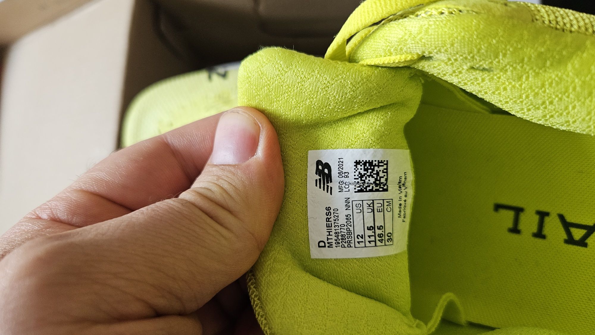 Кросівки  New Balance Fresh Foam Hierro V6 vibram  Оригінал