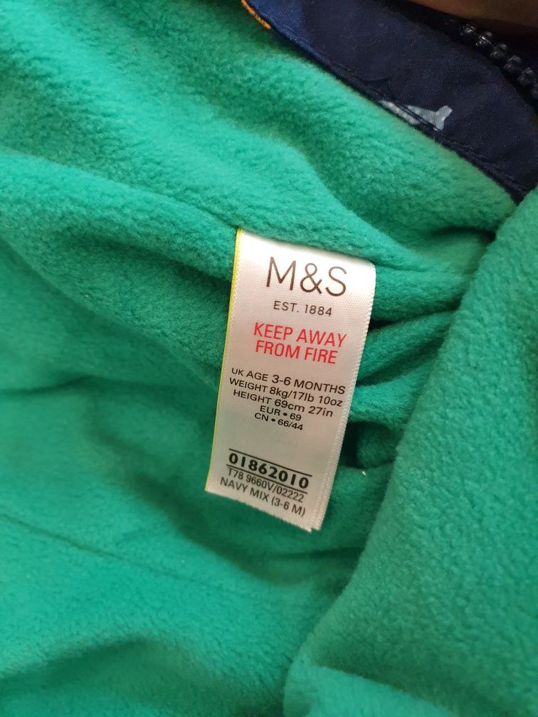 Комбінезон демісезонний M&S 3-6