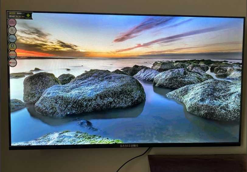 Телевізор 45 дюймів Smart Samsung з голосовим управлінням телевизор