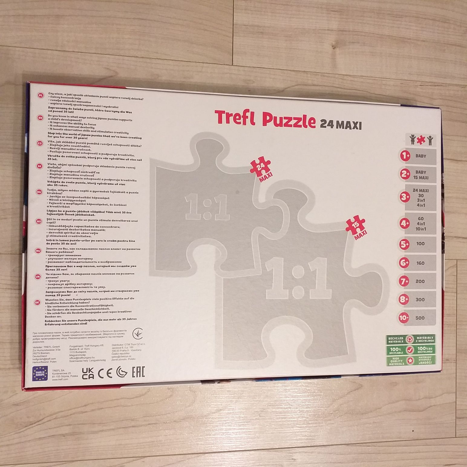 Puzzle maxi, 24 elementy, TREFL, Tomek i Przyjaciele, wiek 3+