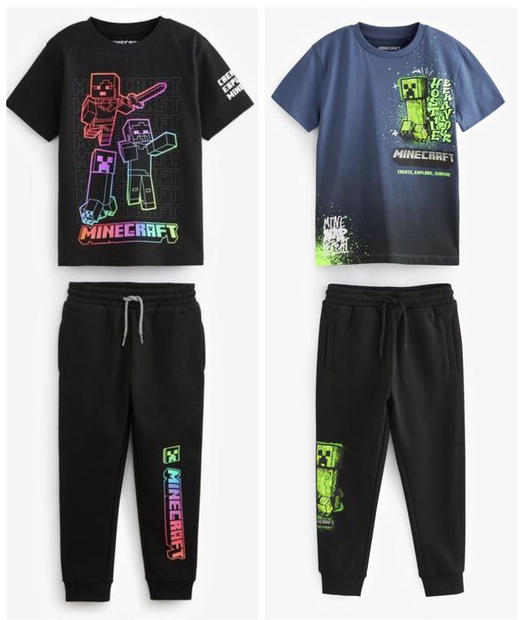 Minecraft Marvel від 110 до 140 Next H&M пижама летняя шорты штаны