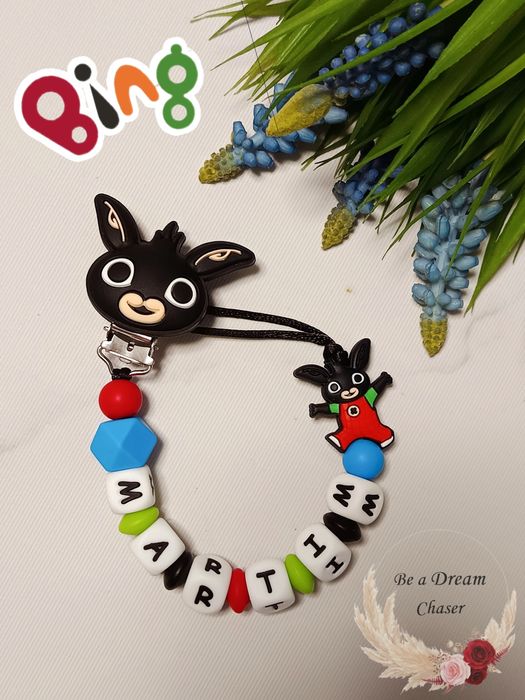 Prendedor de chupeta em silicone