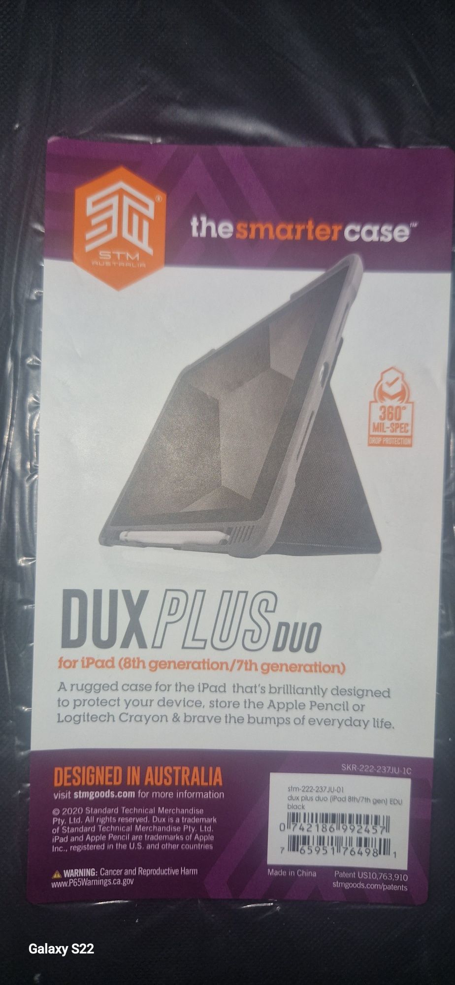 Etui STM Dux Plus Duo Apple iPad 10.2 2019/2020/2021 (7., 8. i 9. gene
