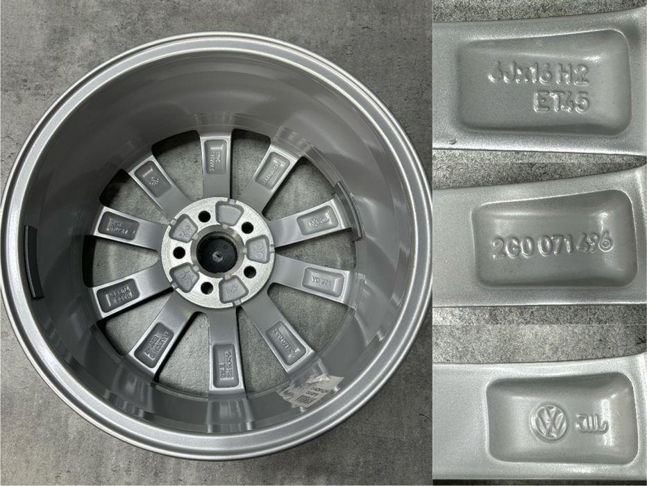 Нові оригінальні диски Volkswagen Polo, Skoda Fabia, Rapid 5x100 R16