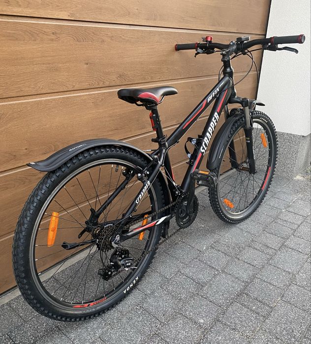 Rower Kross Affix Sport Scrapper XS 26” czarno-czerwony