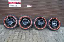 KOŁA FELGI ALUMINIOWE SCHMIDT REVOLUTION 5X100 ET35 8.5J 215/35R19 AUDI A3 8L SEAT SKODA VW