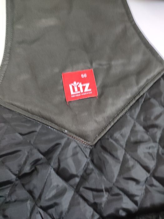 Spodnie robocze, ocieplane ogrodniczki, firmy Litz, roz 56, nowe z met