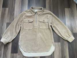 Рубашка вельветовая Zara 11-12 лет кофта куртка