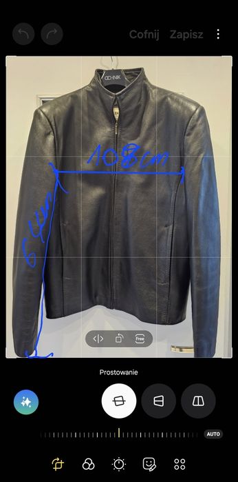 Kurtka męska czarna skóra naturalna