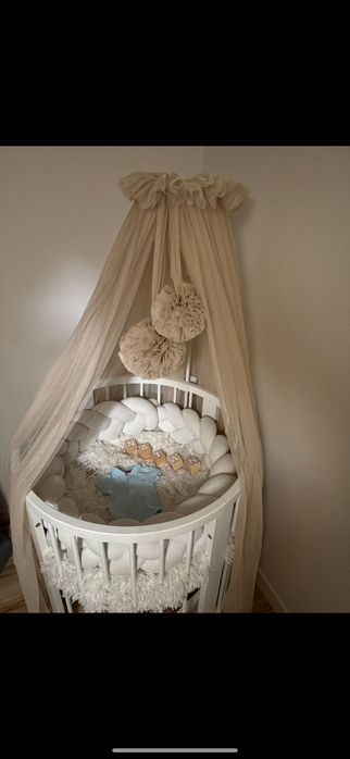 Łóżeczko okrągłe dla dziecka