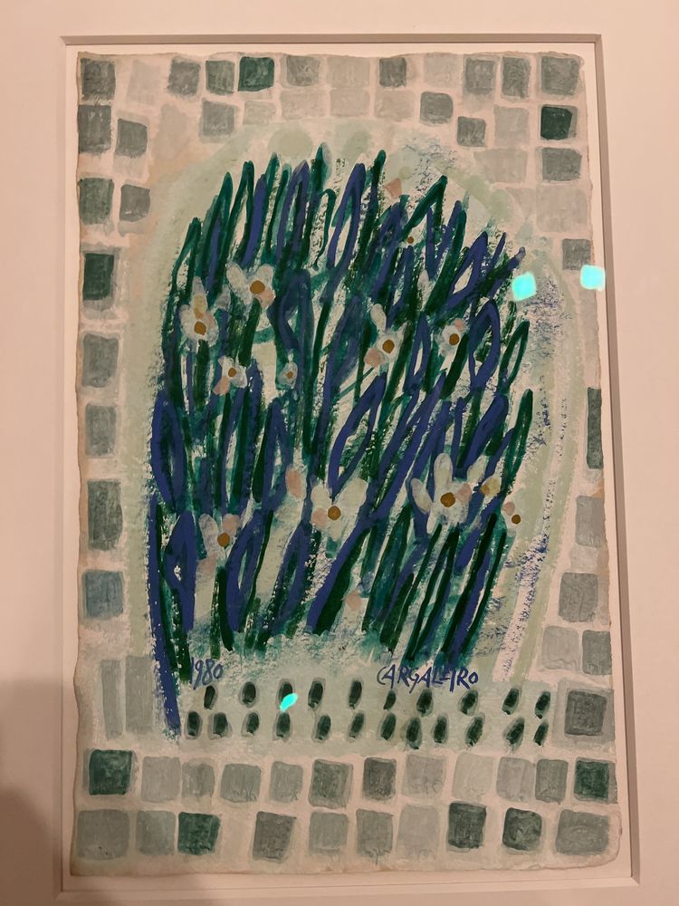 Cargaleiro- Guache sobre papel
