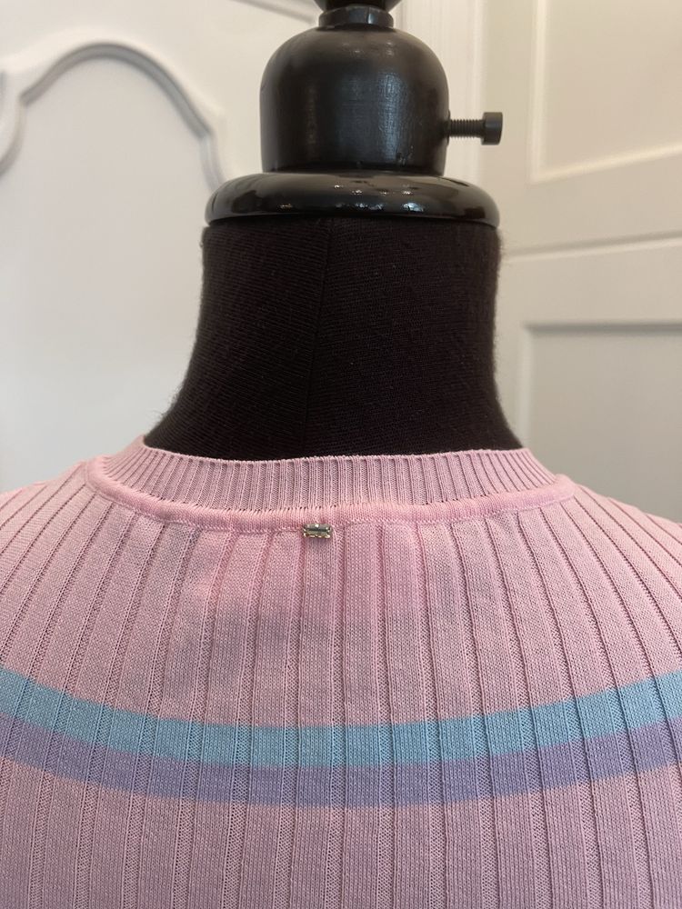 MAX MARA piękna bluzka, top, bawełna z jedwabiem
