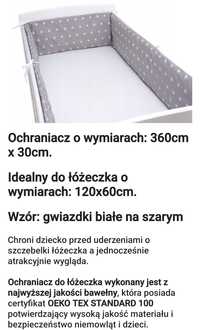 Ochraniacz do łóżeczka