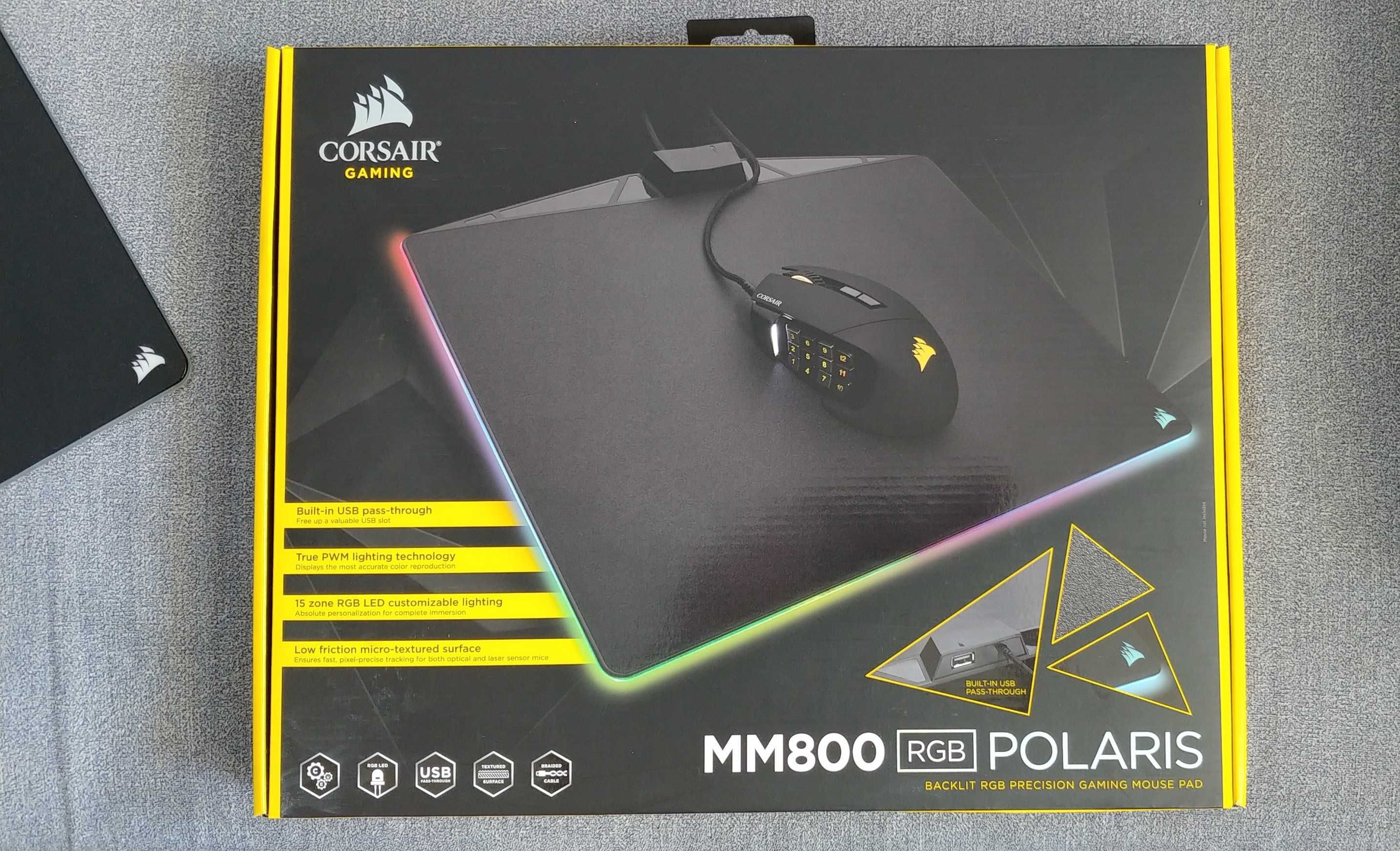 Podkładka pod mysz gamingowa RGB Corsair MM800