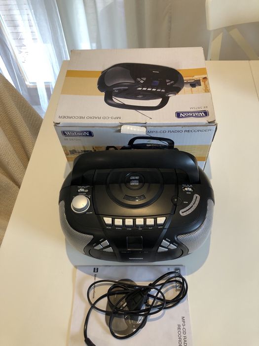 Radiomagnetofon radio CD Watson / Nowy / mp3 disc płyty