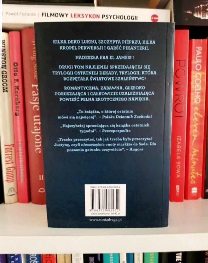 "Ciemniejsza strona Greya " E L James, nowa