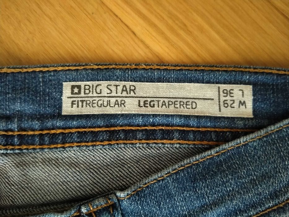 Spodnie jeansowe damskie, Firma BIG STAR, Oryginalne, Używane stan BDB