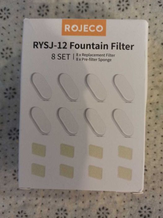 Фильтры для фонтанчика-поилки котов или собачек Rojeco