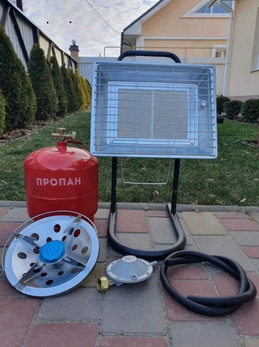 обігрівач 3.5 квт газовий новий з балонов редуктором та шлангом