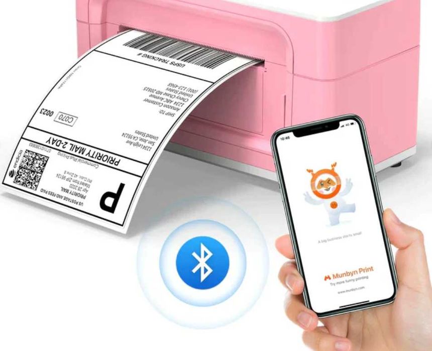 Termiczna Drukarka Etykiet MUNBYN ITPP941 USB