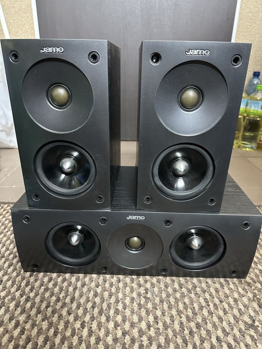 Głośniki Jamo - dwa S60SUR i jeden S50CEN