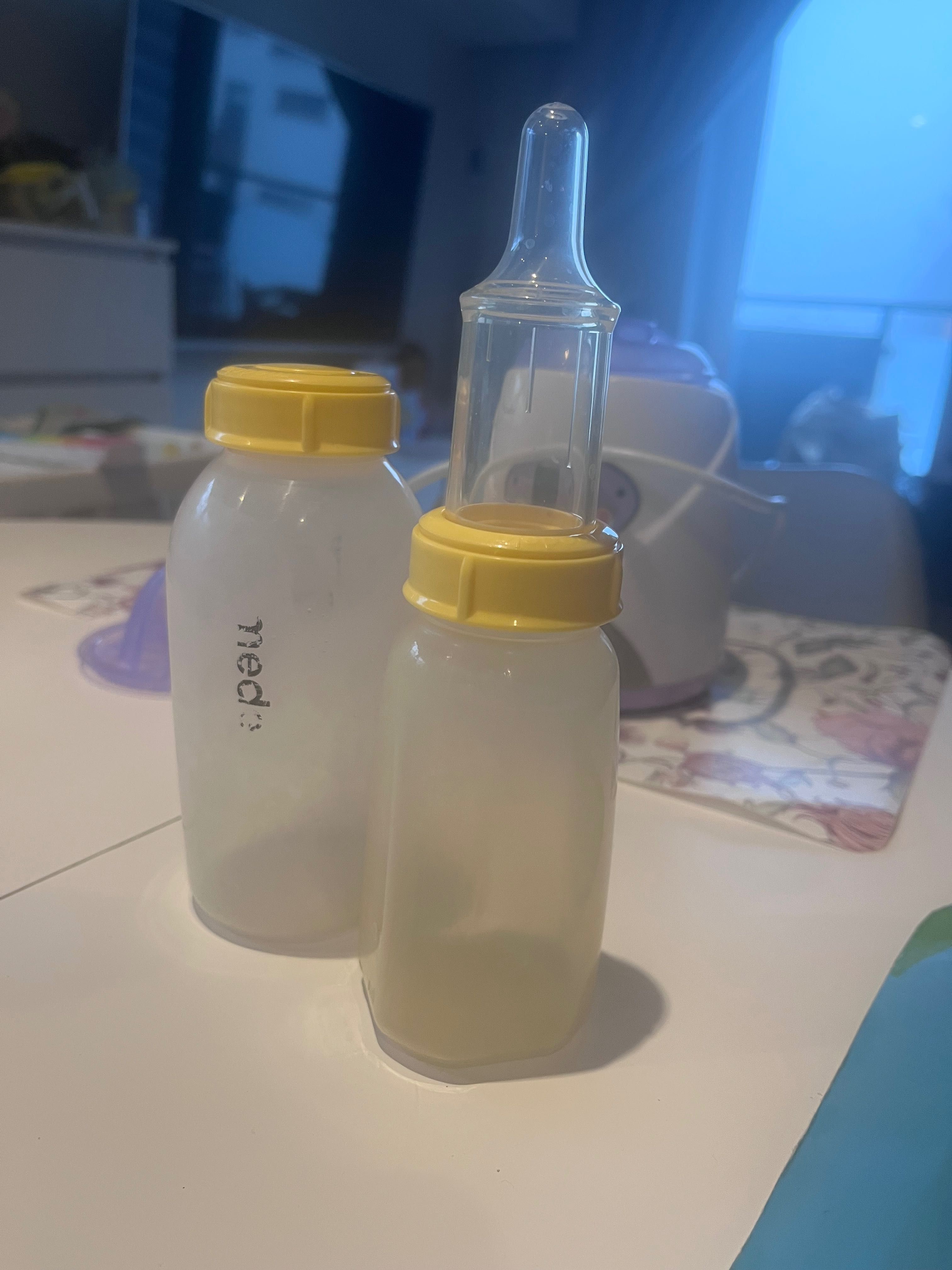 Medela Butelka Do Pokarmu Mleka 250 + butelka  Habermana + pojemnik MM