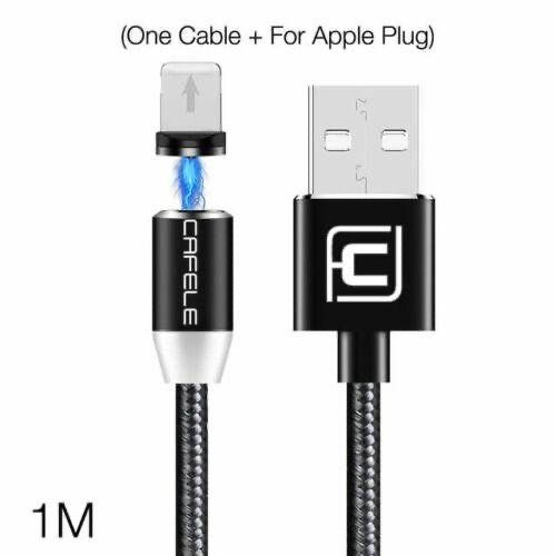 Магнітний USB-кабель для швидкого заряджання Cafele з адаптером iPhone