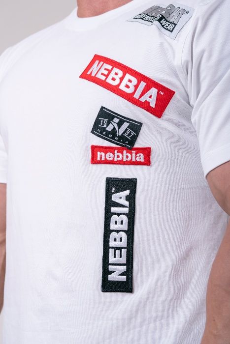 NEBBIA t-shirt męski 171 czarny i biały za 203 zł
