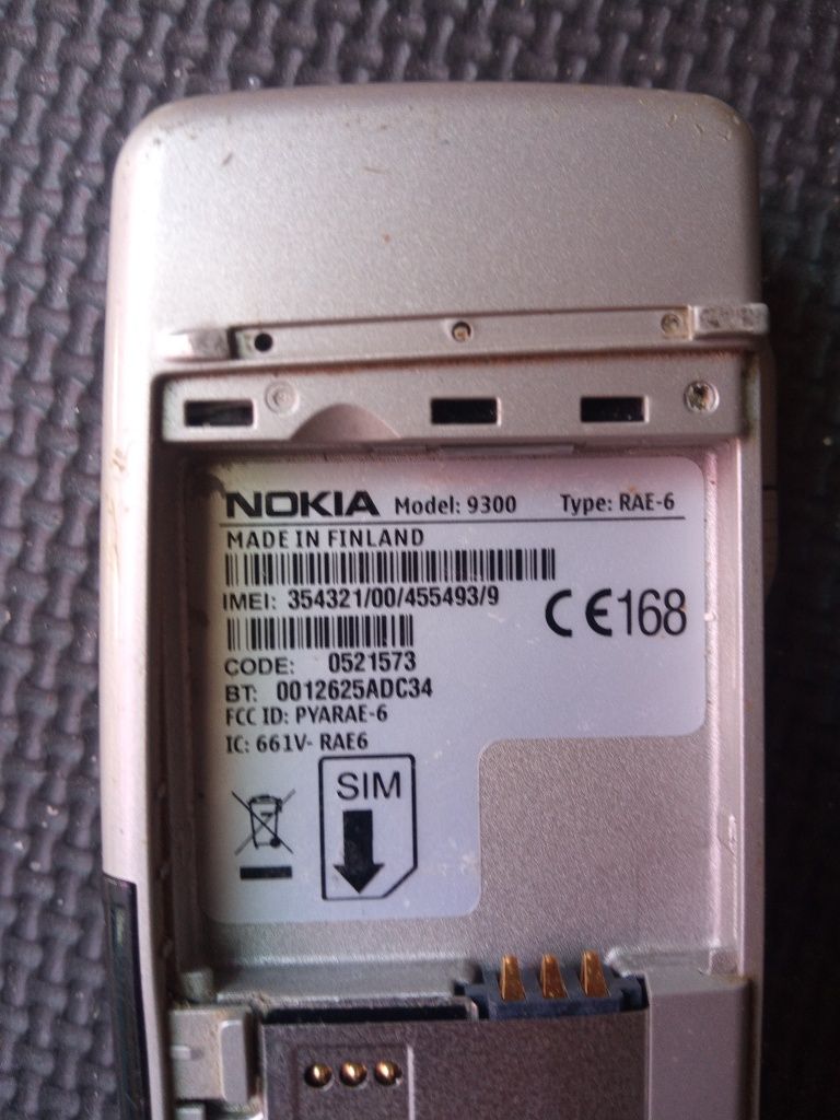 Nokia 9300 com carregador original