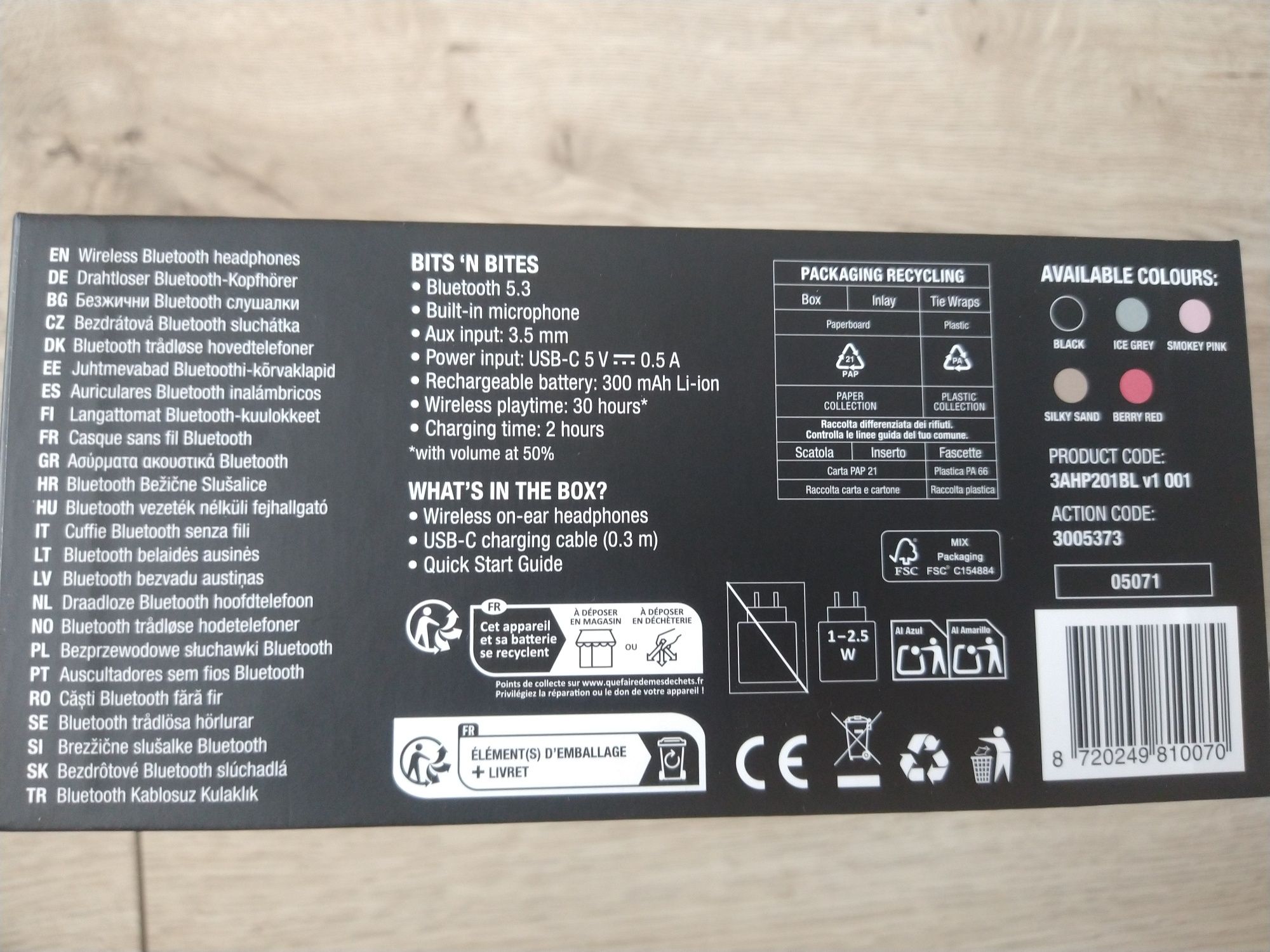 Słuchawki nauszne bluetooth Nowe