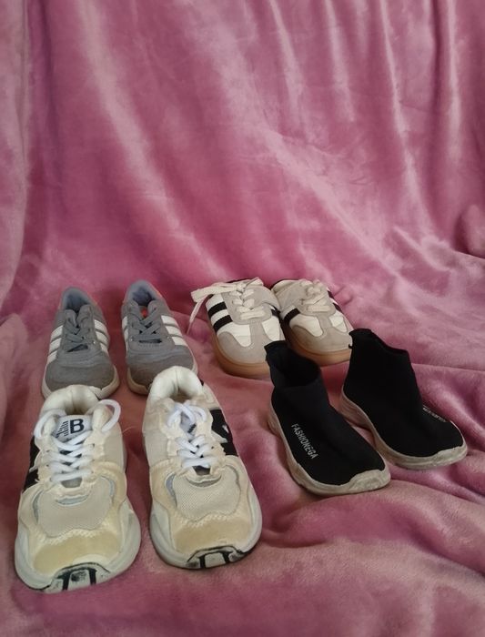 Большой пакет обуви на мальчика 8 штук лот 20 21 22 23 24 25