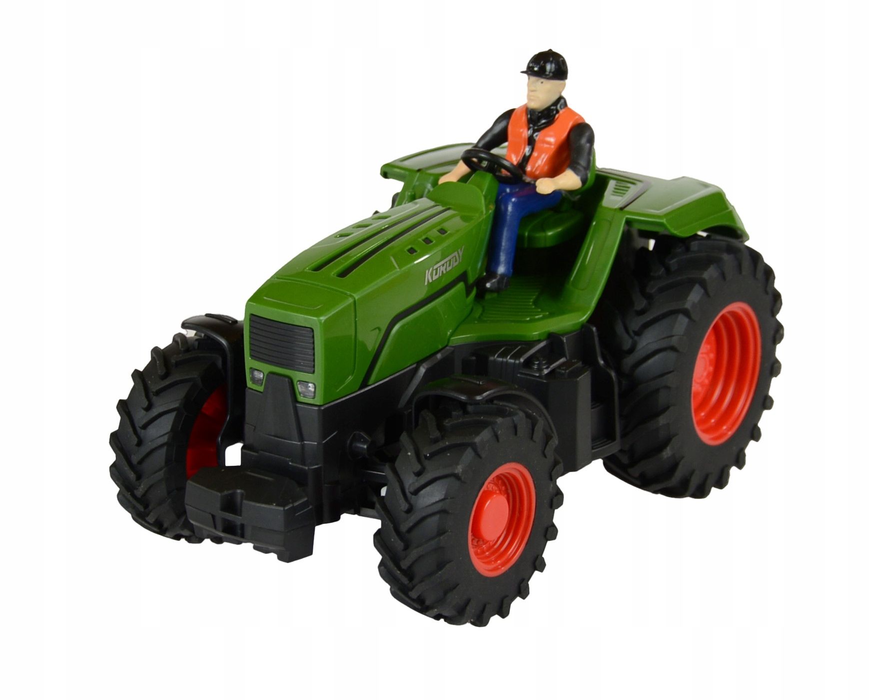 Traktor Zdalnie Sterowany Ciągnik Z Przyczepą Rc + Figurka Farmera