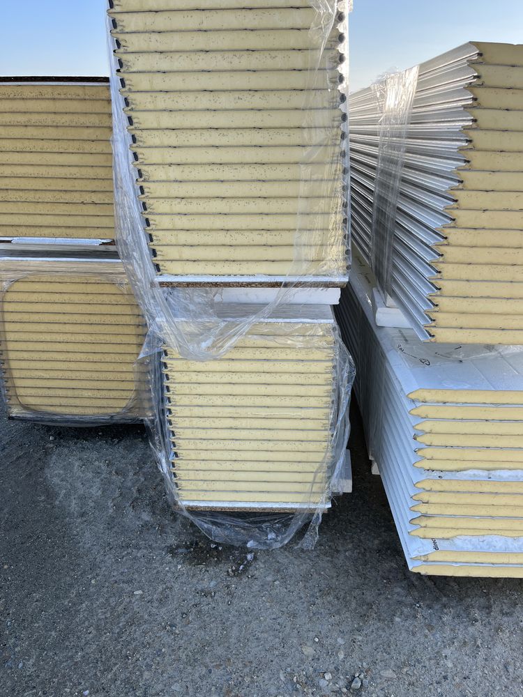Panel do bramy Przemysłowej segmentowej  pasy stucco