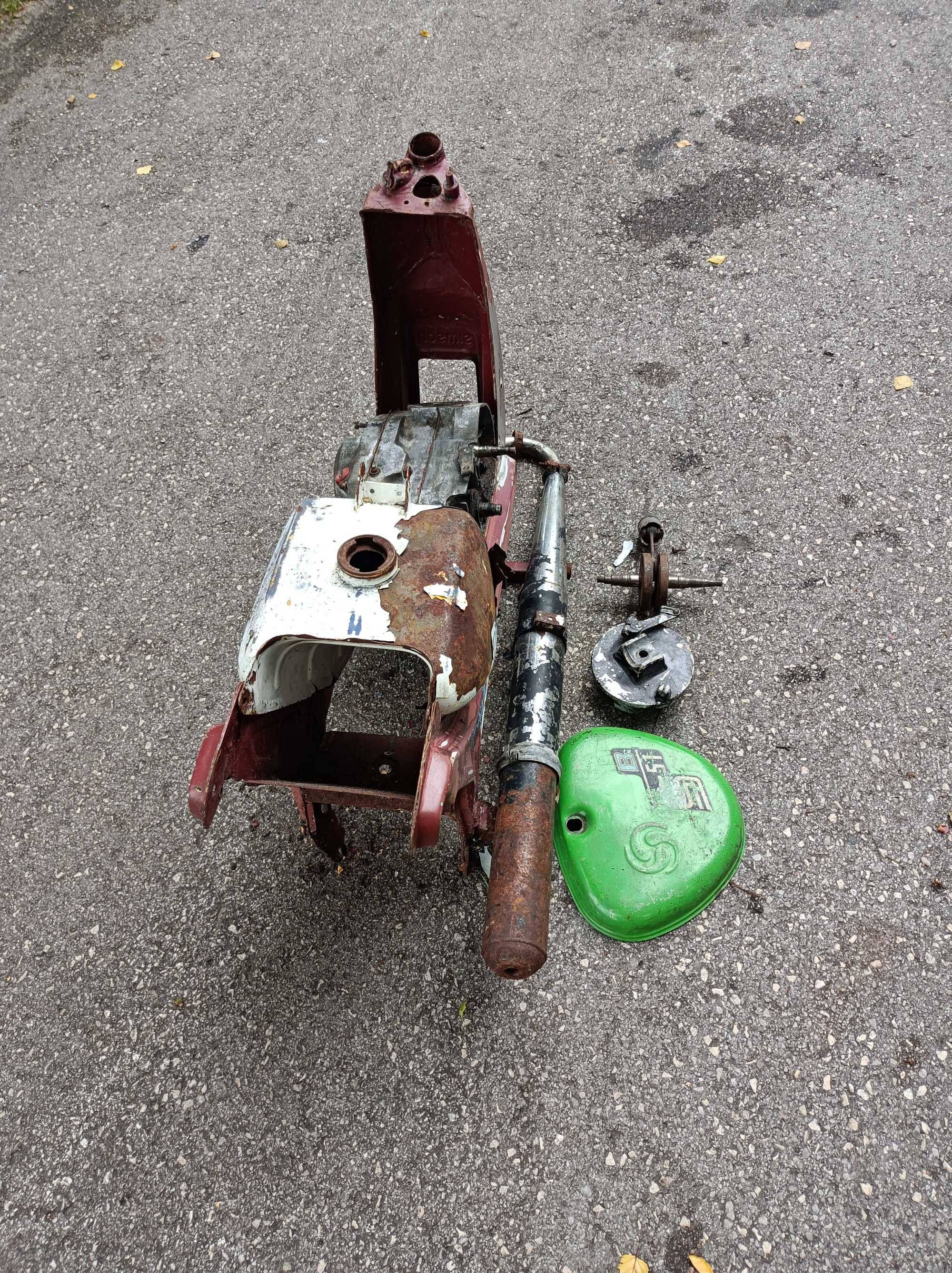 Simson Sr 50 silnik 4b części enduro S51 rama