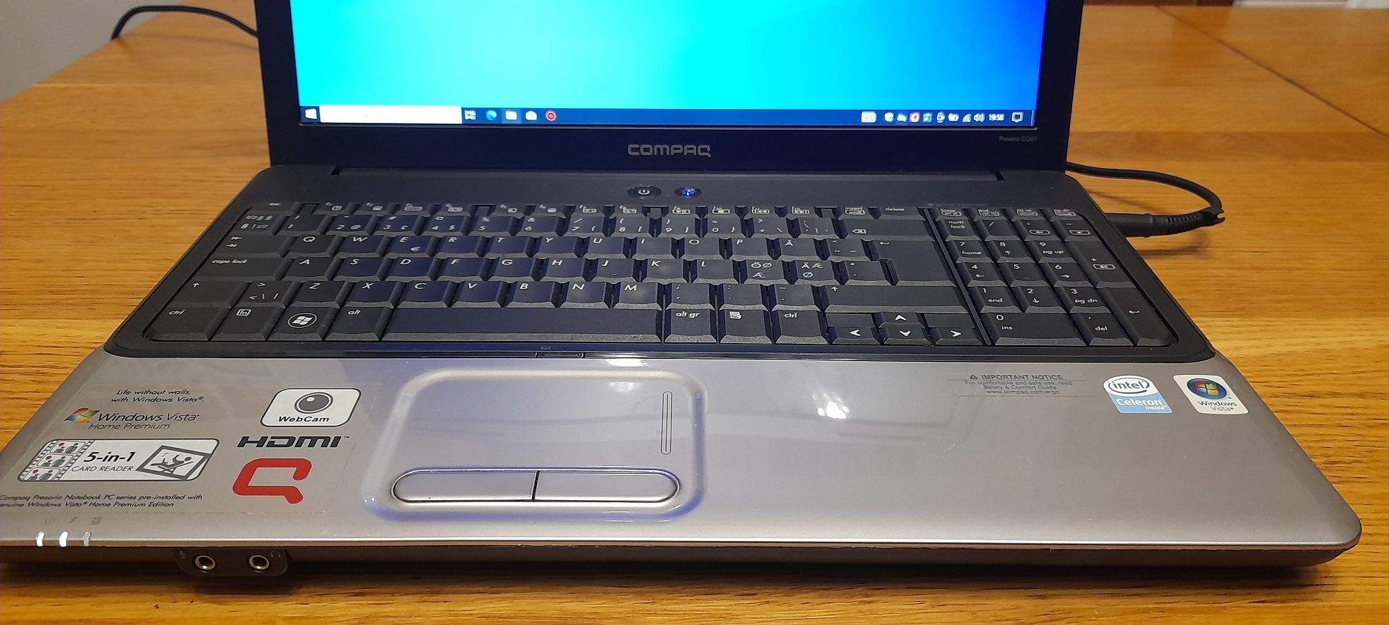 Laptop HP CQ61, SSD, Win10