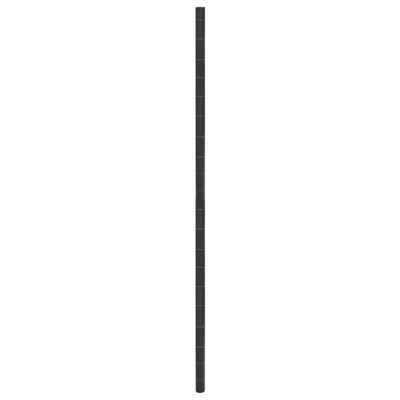 vidaXL Agrowłóknina antychwastowa, czarna, 4x25 m, PP