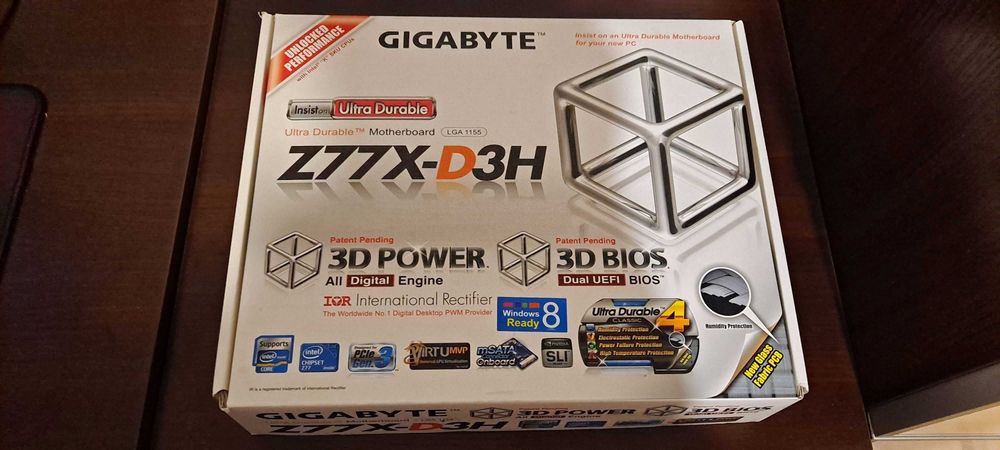 Płyta główna Gigabyte Z77X-D3H + Intel i5 3570 + 8GB RAM