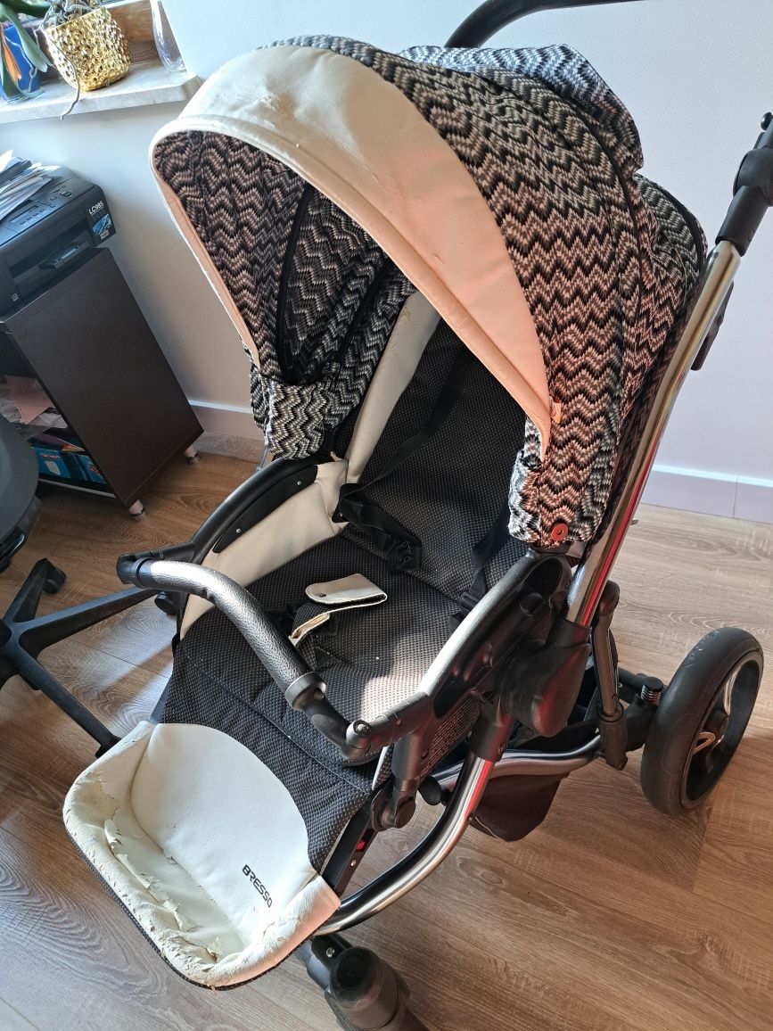 Wózek z gondolą gratis spacerówka bebetto bresso premium class